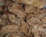 A picture of step 1 of Matoke beef.