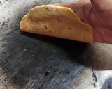 A picture of step 4 of Barley ka spicy chilla.
