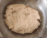 A picture of step 1 of Chessey garlic naan sticks.