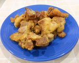 รูปขั้นตอนการทำที่ 6 ของ หมูแดดเดียวชุบแป้งทอด