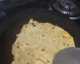 A picture of step 6 of Suji besan chilla with sweet corn.