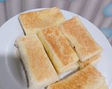 Foto langkah ke 4 dari resep Roti tawar bakar.