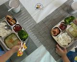Hình bước làm 4 của món Sinh Tố Chuối & việt quất 블루베리바나나주스