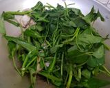 Foto langkah ke 2 dari resep Kangkung jamur.