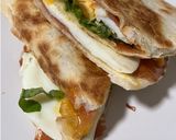 Foto del paso 5 de la receta: Wrap relleno de jamón serrano y huevo frito