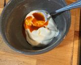 A picture of step 3 of Patatas Bravas.