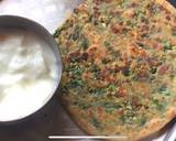 Palak paneer paratha recipe step 6 photo