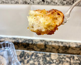 Foto del paso 17 de la receta: Pastel de plátano y manzana sin amasar