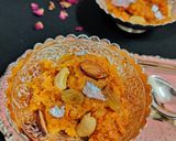 A picture of step 5 of Gajar ka halwa.