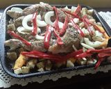 Foto del paso 1 de la receta: Pollo al horno con papas y calabacín!!😃