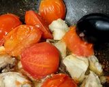 A picture of step 5 of Highway Style karahi.