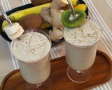 Φωτογραφία βήματος 2 της συνταγής Smoothie μπανάνα τζίντζερ