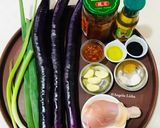 Foto langkah ke 1 dari resep Tumis terong & daging,yi siang jiecek (Taiwan food).