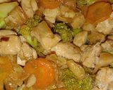 Foto langkah ke 6 dari resep MPASI 16 M (Tumis ayam 🐔jamur 🍄 pake brokoli dan wortel 🥕 🥕).