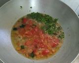 A picture of step 3 of Onion upma.