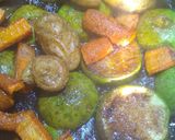 Foto del paso 7 de la receta: Matambrito en mostaza y miel a la chapa y verduras en vinagreta