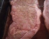 A picture of step 17 of Cyprus army Pork chop for my Colonel (baked) πριζόλα.