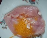 Gambar langkah 1 resipi Ayam Bakar Kunyit dan Black Pepper.