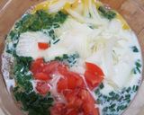 A picture of step 1 of Chinese Omellete.