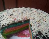 Foto langkah ke 9 dari resep Rainbow cake kukus.