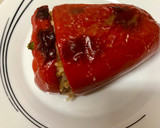 Foto del paso 4 de la receta: Pimientos rojos rellenos de arroz y carne