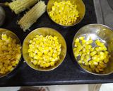 A picture of step 4 of Steamed Sweet Corn Chaat.