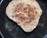 A picture of step 9 of Black dal with naan.