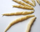 A picture of step 5 of Homemade Trofie Pasta.