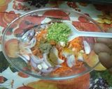 A picture of step 1 of Carrot Pakoda Manchurian.