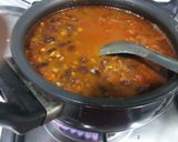 A picture of step 3 of Dal makhani.