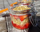 Foto del paso 3 de la receta Crumble de fresas con avena y pistachos