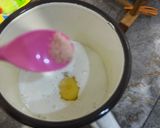 Gambar langkah 3 resipi Puding Pandan Sirap Santan.