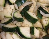 Töltött csirkecomb grillezett zöldséggel recept fázis 8 fotója