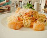 Foto del paso 5 de la receta: Tallarines con salsa de camarones
