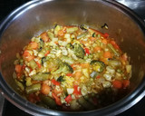 Foto del paso 5 de la receta: Habas y guisantes con verduras y arroz - veggie