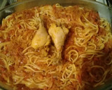 Foto del paso 10 de la receta: Espaguetti con Salsa Roja y Pollo Sabrosisimo😊😃!!!