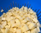A picture of step 1 of Spanish Potato Omelette (Tortilla de Patatas).