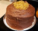 A picture of step 8 of German Chocolate Cake.