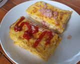 รูปขั้นตอนการทำที่ 8 ของ French Toast Pocket Ham Cheese