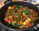 Une image de l'étape 13 de Pommes de terre au fond de veau et légumes du jardin.