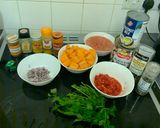 A picture of step 1 of Ethiopian black eyed beans stew (vegan).