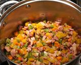 Foto del paso 4 de la receta: Porotos con riendas y jamón ahumado