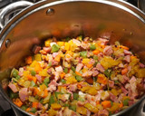 Foto del paso 4 de la receta: Porotos con riendas y jamón ahumado