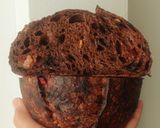 Foto langkah ke 25 dari resep Mix Peel Double Chocolate Sourdough Bread (Open Bake Method).