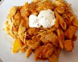 A picture of step 7 of My Delicious Sweet Chicken Chilli Pasta. 😀.