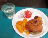 A picture of step 10 of Ultimate Diabetic Friendly Sour Dough Burger.