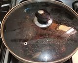 A picture of step 5 of Laal Saag (Red Spinach).