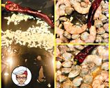 Foto del paso 3 de la receta: Espaguetis con gambas y almejas bajos en calorías