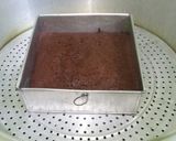 Foto langkah ke 6 dari resep Brownis kukus coklat pandan ekonomis.