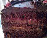 Foto del paso 11 de la receta: Torta de trufa y frambuesa